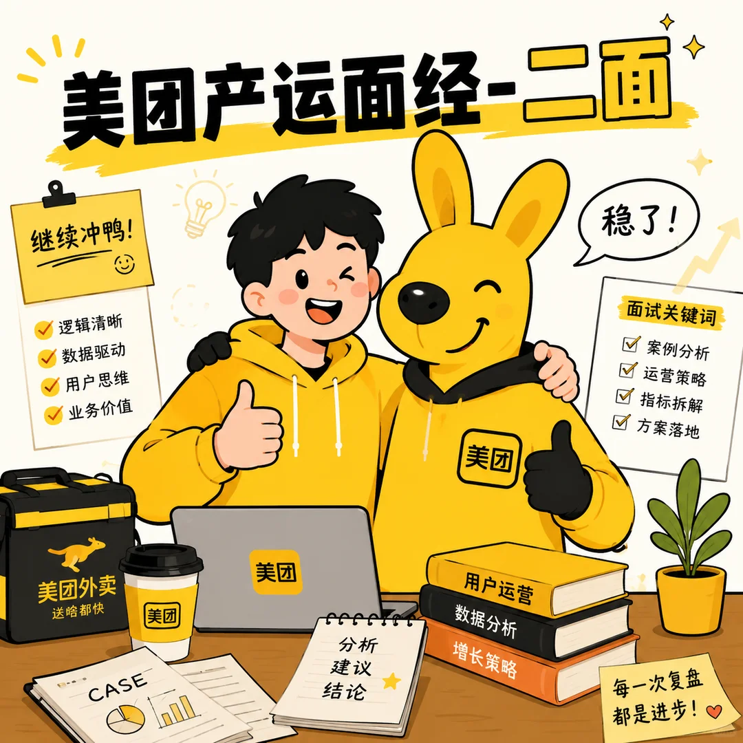 美团产运面经-二面（已过版） - 小红书